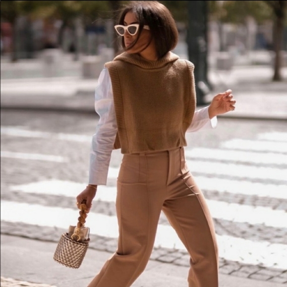 🎈RESTOCK! Zara knit vest with slits - Picture 12 of 16